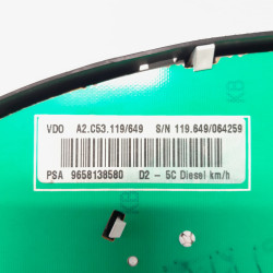 CUADRO INSTRUMENTOS PEUGEOT 407 RHRDW10BTED4TIPO RHR9658138580
