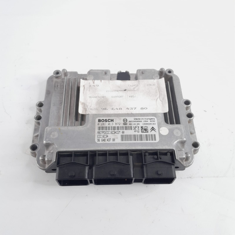 CENTRALITA MOTOR UCE CITROEN C4 BERLINA 9HZDV6TED4TIPO 9HZ0281013872