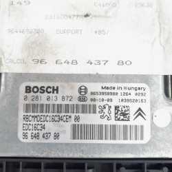 CENTRALITA MOTOR UCE CITROEN C4 BERLINA 9HZDV6TED4TIPO 9HZ0281013872