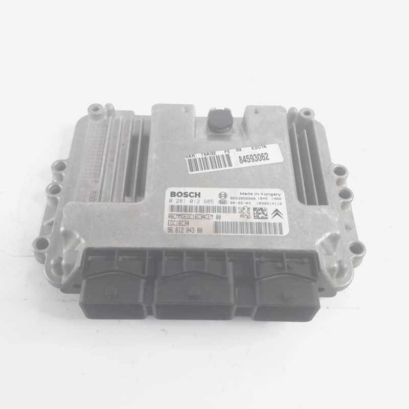 CENTRALITA MOTOR UCE CITROEN C4 BERLINA 9HZDV6TED4TIPO 9HZ0281012985