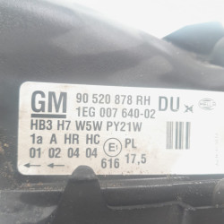FARO DERECHO OPEL ASTRA G BERLINA 90520878