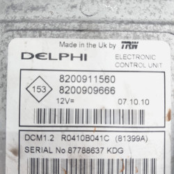 CENTRALITA MOTOR UCE RENAULT CLIO III K9K766TIPO K9K T78200911560
