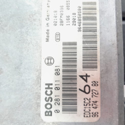 CENTRALITA MOTOR UCE PEUGEOT 307 (S1)(04.2001) RHSDW10ATEDTIPO RHS0281011081
