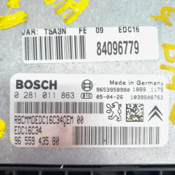 CENTRALITA MOTOR UCE PEUGEOT 307 BERLINA (S2) MOTOR 9HX0281011863
