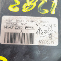 FARO IZQUIERDO PEUGEOT 807 4HXDW12TED4FAP4HW89006379