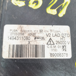 FARO DERECHO PEUGEOT 807 4HXDW12TED4FAP4HW89006378