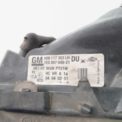FARO IZQUIERDO OPEL ASTRA G BERLINA 1EG007640