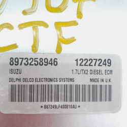 CENTRALITA MOTOR UCE OPEL MERIVA Y17DT12227249