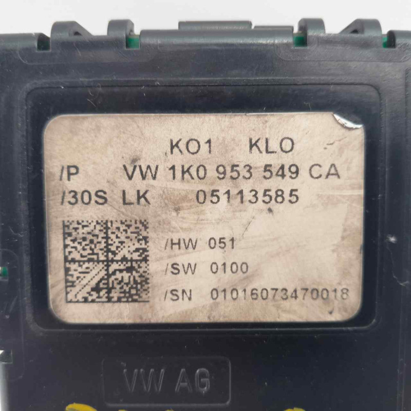 MODULO ELECTRONICO VOLKSWAGEN CADDY (2K)(02.2004) BLS1K0953549CA
