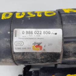 MOTOR ARRANQUE DACIA DUSTER I K9K898K9K J80986022800