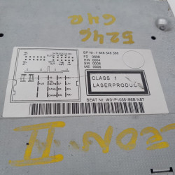 SISTEMA AUDIO / RADIO CD SEAT LEON (1P1) BLS7646546366