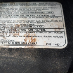 GUANTERA NISSAN PATROL GR (Y61) ZD30DDTITIPO: ZD30270811N601