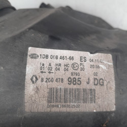 FARO DERECHO RENAULT CLIO II FASE II (B/CB0) K9K700K9K A71DB00846166