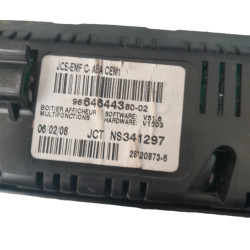 PANTALLA MULTIFUNCION CITROEN C4 BERLINA 9HXDV6ATED4TIPO: 9HX966464438002