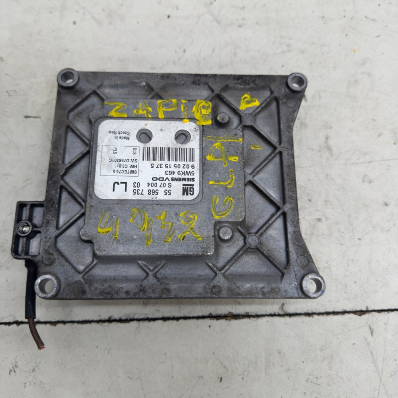 CENTRALITA MOTOR UCE OPEL ZAFIRA B Z16XERSIN FICHA TECNICA