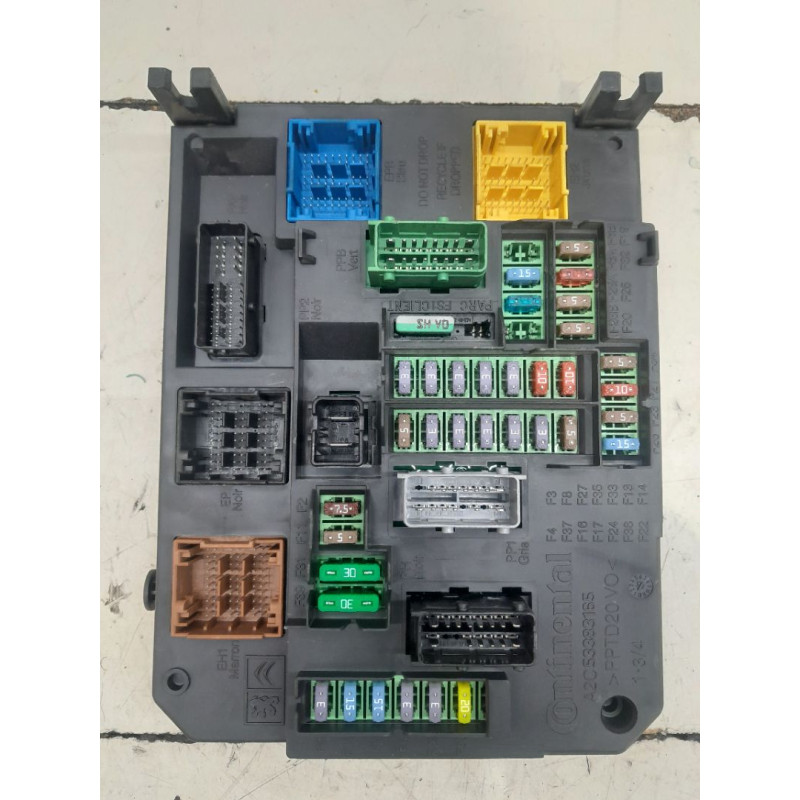 CAJA RELES / FUSIBLES PEUGEOT 308 AH01980668788001
