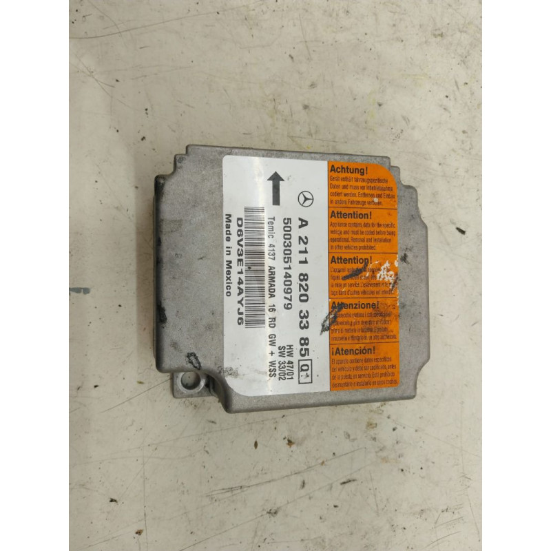 CENTRALITA AIRBAG MERCEDES-BENZ CLASE E (BM 211) BERLINA 647961A2118203385