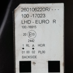 FARO DERECHO RENAULT KANGOO II (F/KW0) K9K800K9K BB260106220R