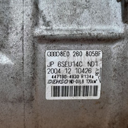 COMPRESOR AIRE ACONDICIONADO AUDI A4 BERLINA (8E) SIN DOCUMENTACIONJP6SEU14CND