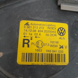 FARO DERECHO VOLKSWAGEN GOLF V (1K1)(10.2003) BKC0301212272