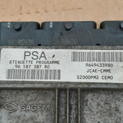 CENTRALITA MOTOR UCE CITROEN BERLINGO G-KFW9649433980