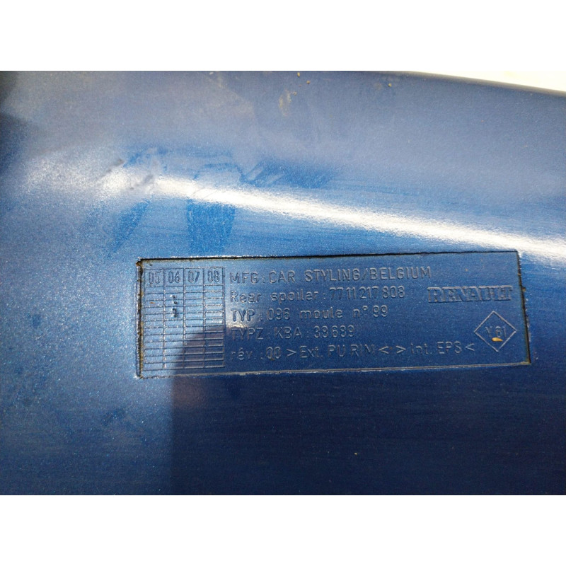 ALERON TRASERO RENAULT LAGUNA II (BG0) M9R740TIPO: M9R A77711217808