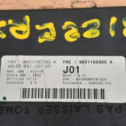 CAJA RELES / FUSIBLES CITROEN C5 BERLINA D-RHZ9651196680