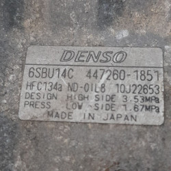 COMPRESOR AIRE ACONDICIONADO BMW SERIE 1 BERLINA (E81/E87) N47D20A6SBU14C
