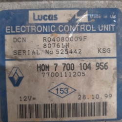 CENTRALITA MOTOR UCE RENAULT CLIO II FASE I (B/CB0) F9Q780F9Q H77700104956