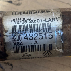 TRANSMISION DELANTERA IZQUIERDA RENAULT MEGANE II GRANDTOUR K9K732K9K F78200432515
