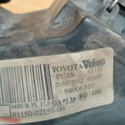 FARO IZQUIERDO TOYOTA COROLLA (E12) 1CDFTV89006310