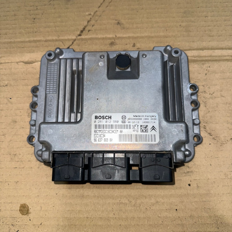 CENTRALITA MOTOR UCE CITROEN C4 PICASSO 9HZ0281012980