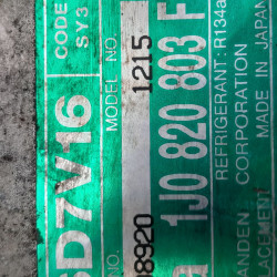 COMPRESOR AIRE ACONDICIONADO SEAT LEON (1M1) ASV1J0820803F
