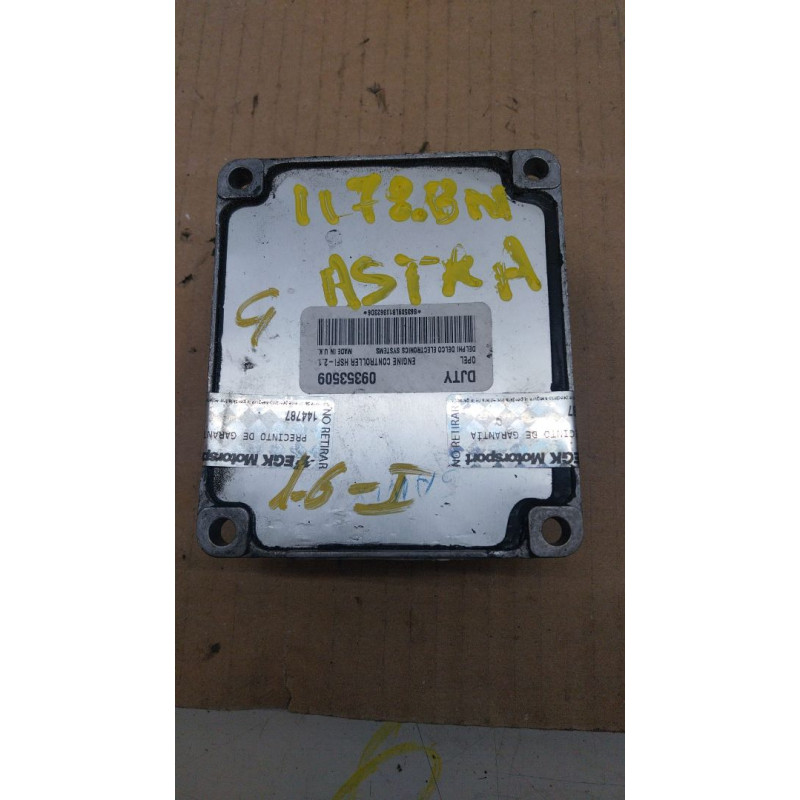 CENTRALITA MOTOR UCE OPEL ASTRA G BERLINA Z16SE09353509