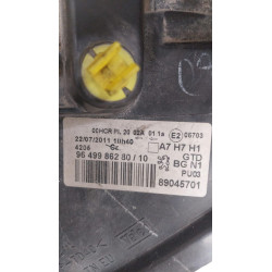 FARO IZQUIERDO PEUGEOT 207 G-BFP Ó 8F0196 499862 80/10