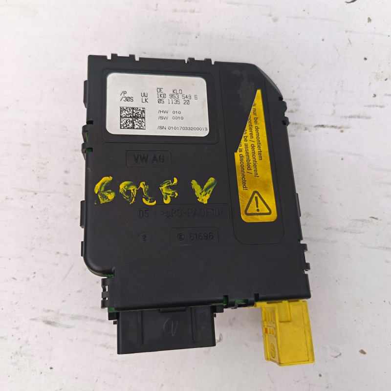MODULO ELECTRONICO VOLKSWAGEN GOLF V (1K1)(10.2003) BKD1K0953549B