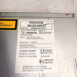 SISTEMA AUDIO / RADIO CD TOYOTA LAND CRUISER (J15) 1KDFTV1KD8612060D21