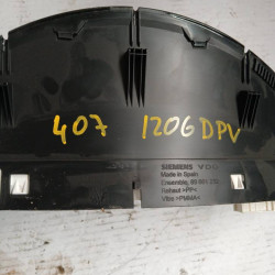 CUADRO INSTRUMENTOS PEUGEOT 407 RFN5 VELOCIDADES9646282680