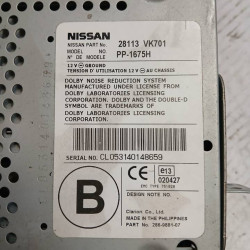 SISTEMA AUDIO / RADIO CD NISSAN PATROL GR (Y61) ZD30DDTITIPO:ZD3028113VK701