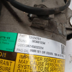 COMPRESOR AIRE ACONDICIONADO OPEL ASTRA H BERLINA Z17DTH13124751