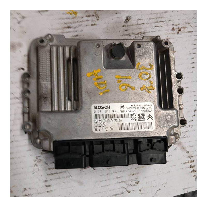 CENTRALITA MOTOR UCE PEUGEOT 307 BERLINA (S2) 9HVDV6ATED4MOTOR 9HX0281011863