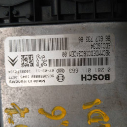 CENTRALITA MOTOR UCE PEUGEOT 307 BERLINA (S2) 9HVDV6ATED4MOTOR 9HX0281011863